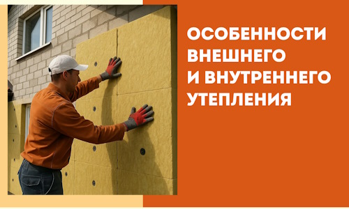 Какие особенности внешнего и внутреннего утепления в Курске