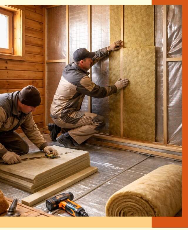 Утепление бани изнутри в Курске под ключ от 4378 руб./м² | ТепломастерКус